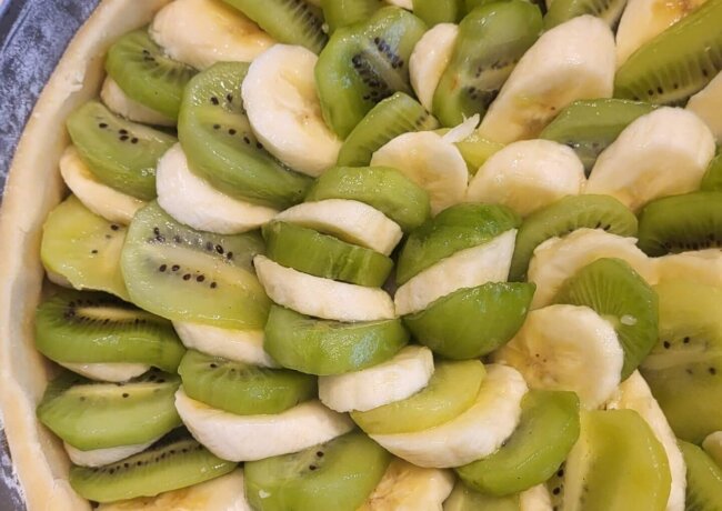 Kiwi Bananen Tarte